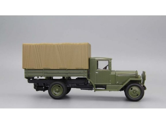 Грузовик ЗИС-42М/5В бортовой с тентом (зеленый)-фото6