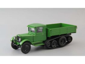 Грузовик ЗИС-35М бортовой (зеленый)-фото1