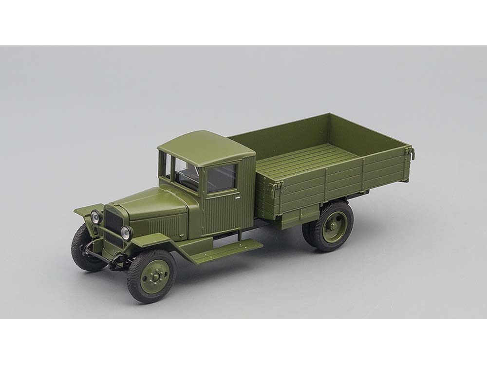 Купить масштабную модель грузовика ЗИС-5В бортовой (светло-зеленый), масштаб 1:43 (Наш Автопром)-фото1 Грузовик ЗИС-5В бортовой (светло-зеленый)-фото1
