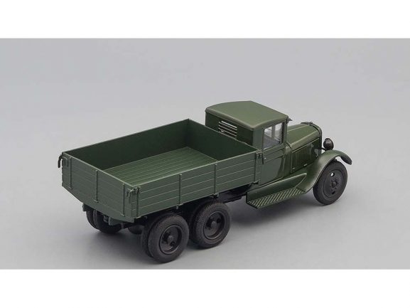 Грузовик ЗИС-6 бортовой (темно-зеленый)-фото2