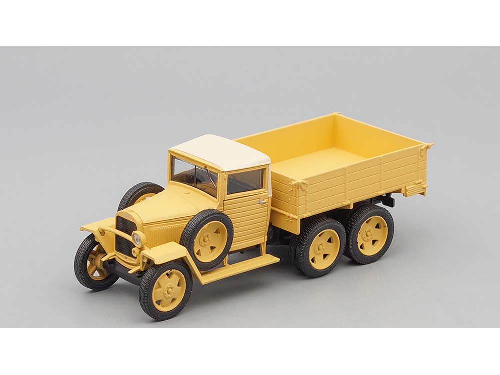 Купить масштабную модель грузовика ГАЗ-ААА 1943 (песочный), масштаб 1:43 (Наш Автопром)-фото1 Грузовик ГАЗ-ААА 1943 (песочный)-фото1