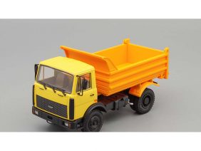 Самосвал МАЗ-555102 1991-1999 (желтый/оранжевый)-фото1