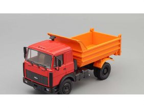 Самосвал МАЗ-55514023 1997-1999 (красный/оранжевый)-фото1