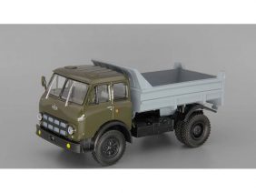 Самосвал МАЗ-503А 1975 (коричневый/серый)-фото1