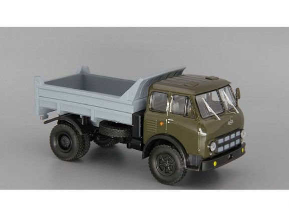 Самосвал МАЗ-503А 1975 (коричневый/серый)-фото3