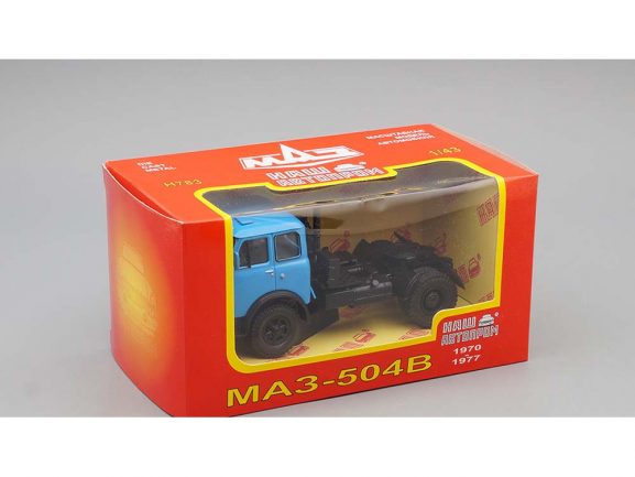 Седельный тягач МАЗ-504В 1970-1977 (синий)-фото5