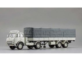 Седельный тягач МАЗ-504В с полуприцепом 5205А Совтрансавто (белый)-фото1