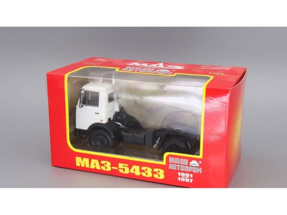 Седельный тягач МАЗ-5433 1991-1997 (белый)-фото6