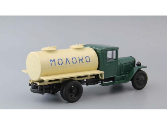 Молоковоз АЦ (УралЗИС-5В) зеленый/бежевый-фото2