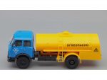 Топливозаправщик (бензовоз) ТЗ-500 (МАЗ-500А) голубой/желтый-фото3