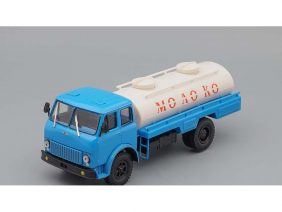 Молоковоз АЦПТ-6,2 (МАЗ-500) голубой/белый-фото1