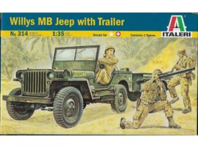 Автомобиль Willys Jeep MB с прицепом-фото1