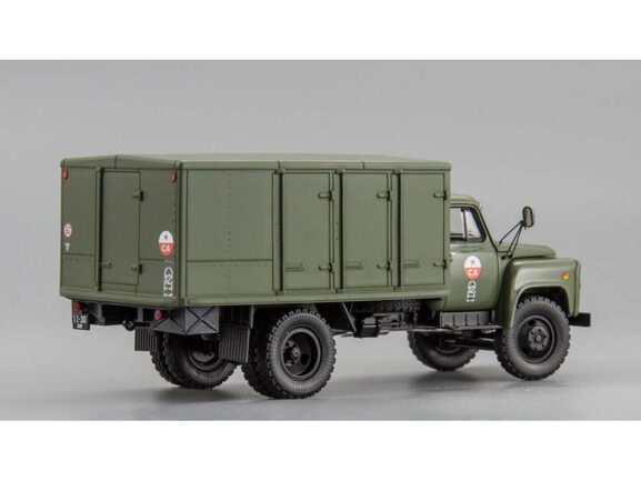Автофургон Комбинированный АФК-53 (ГАЗ-53) 1980г. (зеленый)-фото2