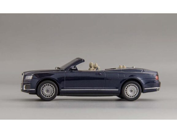 Автомобиль Aurus Senat Cabriolet с открытым тентом 2019 (pulsar blue)-фото5