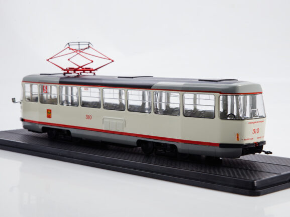 Трамвай Tatra-T3SU (белый)-фото3