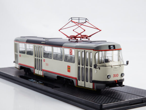 Трамвай Tatra-T3SU (белый)-фото5