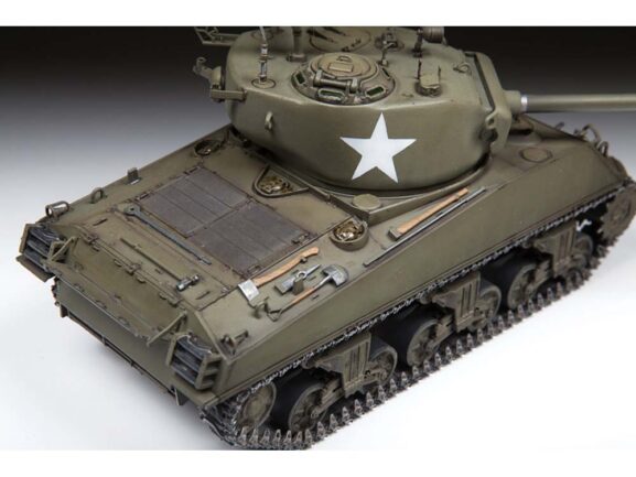 Американский средний танк M4A3 Sherman (Шерман) (76) W (Подарочный набор)-фото2