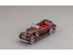 Автомобиль ЗИС-102 Кабриолет 1938г. (вишневый) для PB Scale Models-фото1