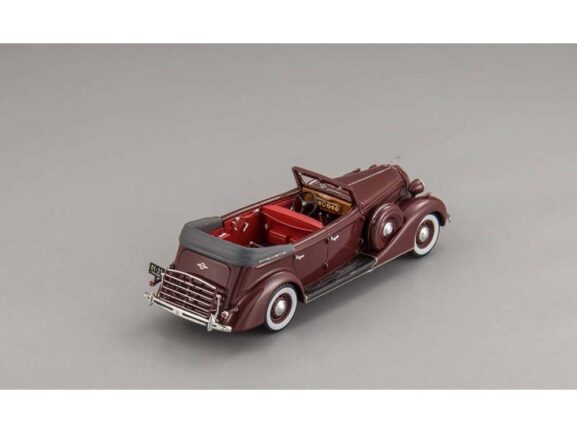 Автомобиль ЗИС-102 Кабриолет 1938г. (вишневый) для PB Scale Models-фото2