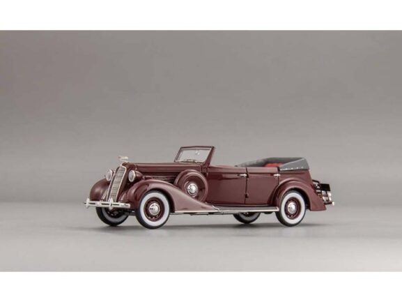 Автомобиль ЗИС-102 Кабриолет 1938г. (вишневый) для PB Scale Models-фото3