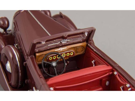 Автомобиль ЗИС-102 Кабриолет 1938г. (вишневый) для PB Scale Models-фото8