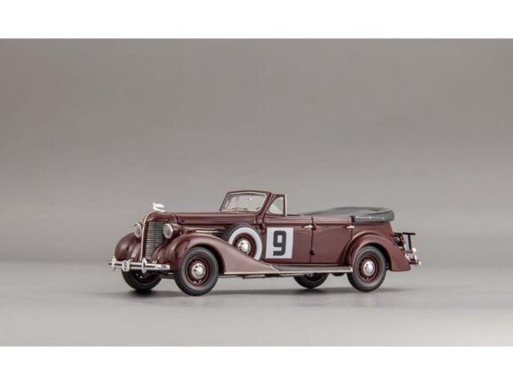 Автомобиль ЗИС-102А #9 Фаэтон (вишневый)-фото3