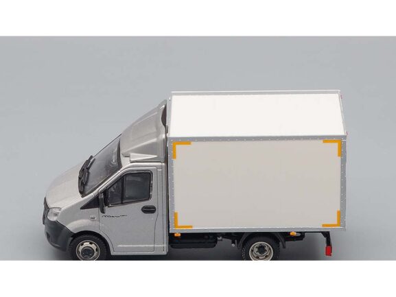 Грузовик ГАЗель Next A21R23 хлебный фургон с обтекателем (серебристый)-фото5