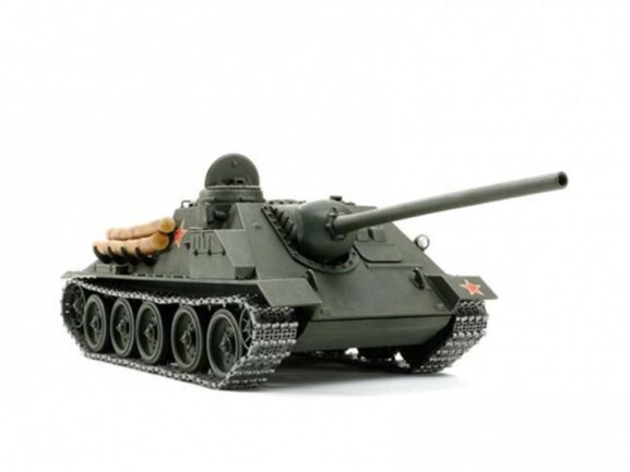 Советский истребитель танков САУ СУ-100 (1:25)-фото2