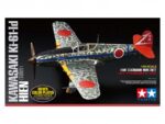 Японский истребитель Kawasaki ki-61-id hien (tony) Silver Plated (1:48)-фото1