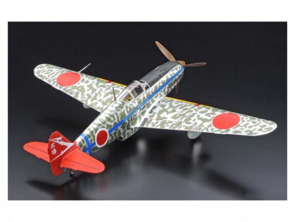 Японский истребитель Kawasaki ki-61-id hien (tony) Silver Plated (1:48)-фото3