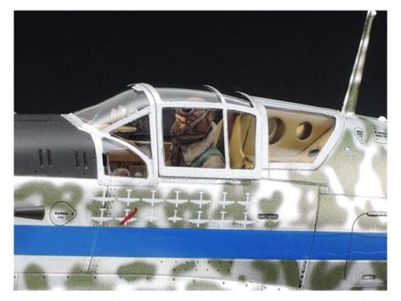 Японский истребитель Kawasaki ki-61-id hien (tony) Silver Plated (1:48)-фото6