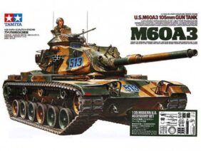 Американский основной боевой танк M60A3 (Tamiya)-фото1