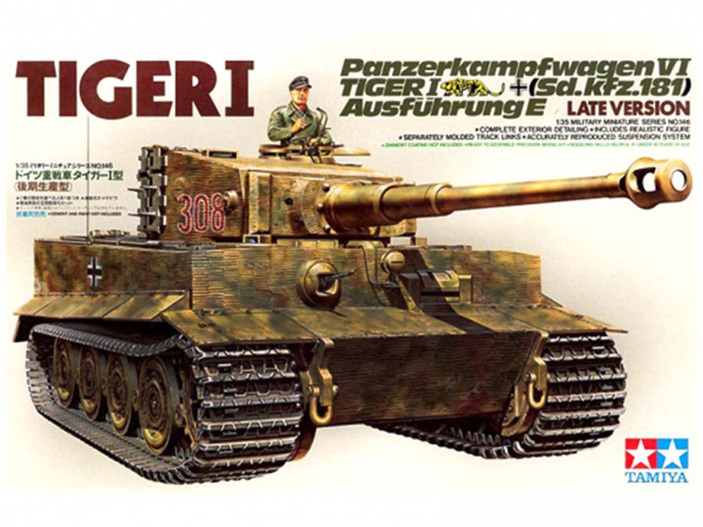 Немецкий тяжелый танк Pz.Kpfw.VI Ausf.E Тигр (T-VI) (поздняя версия)-фото1