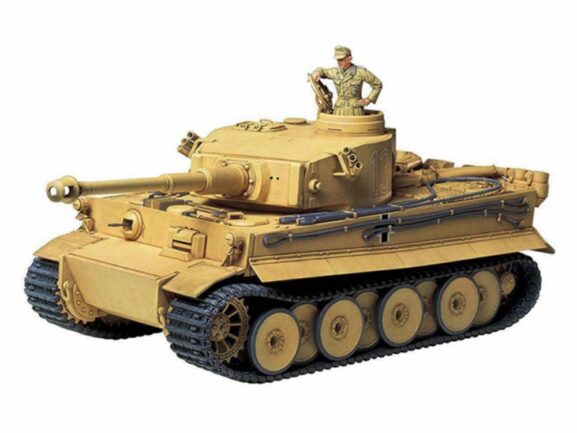 Немецкий тяжелый танк Pz.Kpfw.VI Ausf.E Тигр (T-VI) (ранняя версия) с 1 фигурой-фото2