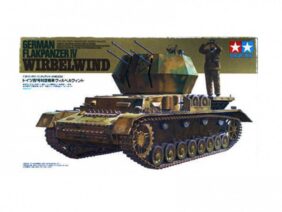 Немецкая зенитная самоходная установка САУ Flakpanzer IV Wirbelwind (Tamiya)-фото1
