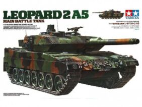 Немецкий основной боевой танк Leopard 2A5 с 1 фигурой-фото1