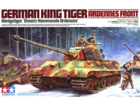 Немецкий тяжелый танк Pz.Kpfw.VI Королевский Тигр (Арденнский фронт) c мотоциклистом на DKW NZ350-фото1