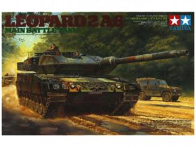 Немецкий основной боевой танк Leopard 2A6 (Tamiya)-фото1