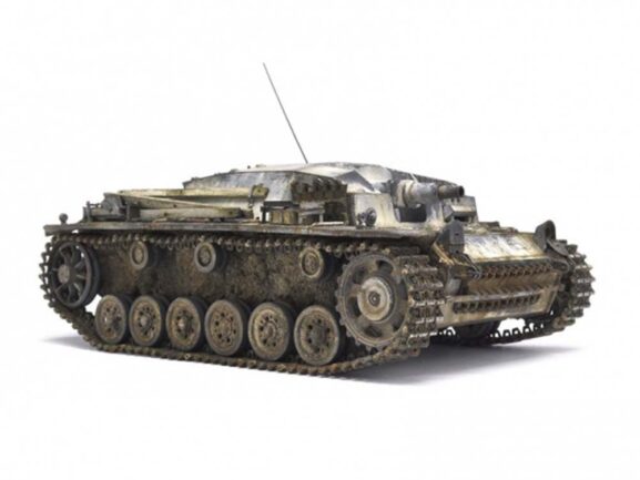 Немецкое штурмовое орудие САУ Sd.Kfz.142 StuG III Ausf.B (Штурмгешутц III) (Tamiya)-фото2