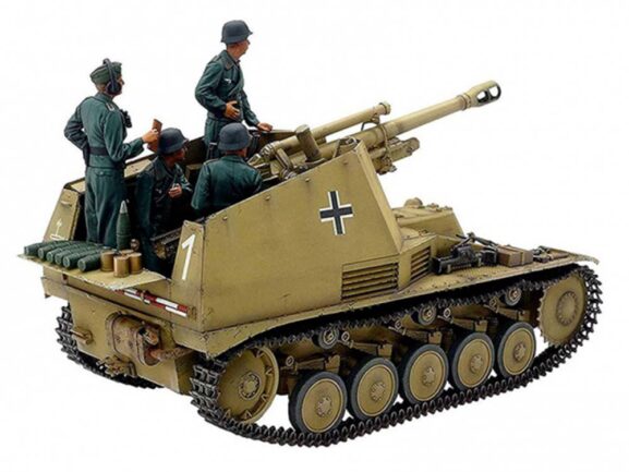 Немецкая самоходная гаубица САУ Sd.Kfz.124 Wespe (Итальянский фронт)-фото2