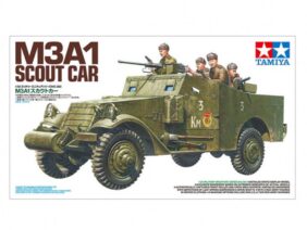 Американский бронетранспортер M3A1 Скаут с 5 фигурами-фото1