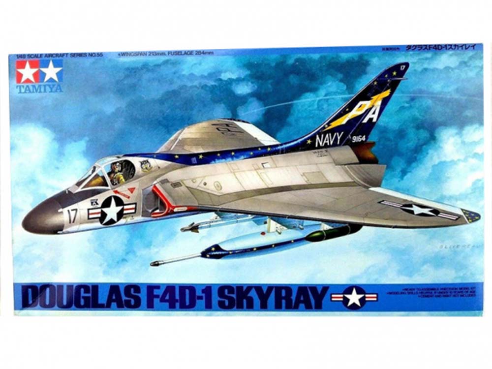 Американский палубный истребитель Douglas F4D-1 Skyray (1:48)-фото1