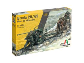 Итальянская зенитка Breda 20/65 с расчетом-фото1
