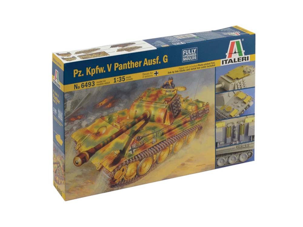 Купить сборную модель танка Pz.Kpfw.V Ausf.G Пантера (T-V), масштаб 1:35 (Italeri)-фото1 Немецкий средний танк Pz.Kpfw.V Ausf.G Пантера (T-V) (Italeri)-фото1