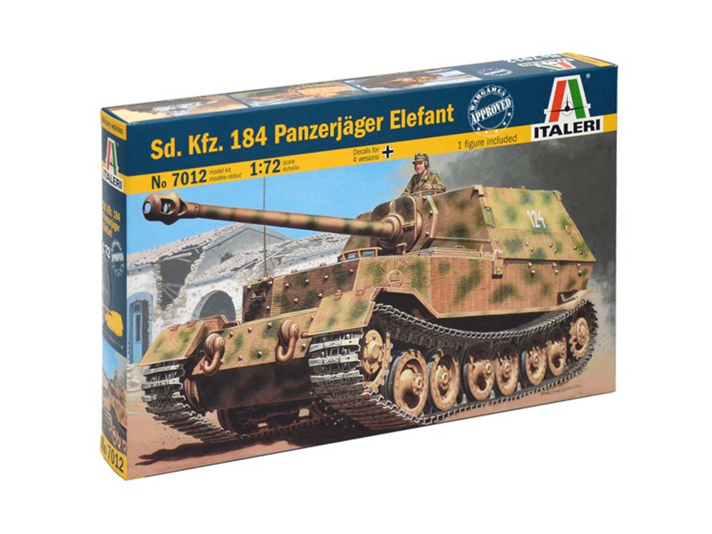 Купить сборную модель САУ Sd.Kfz.184 Elefant (Элефант), масштаб 1:72 (Italeri)-фото1 Немецкий истребитель танков САУ Sd.Kfz.184 Elefant (Элефант) (Italeri)-фото1