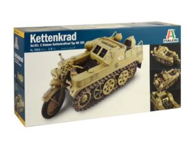Немецкий полугусеничный мотоцикл Sd.Kfz.2 (Kettenkrad) Кеттенкрад (Italeri)-фото1