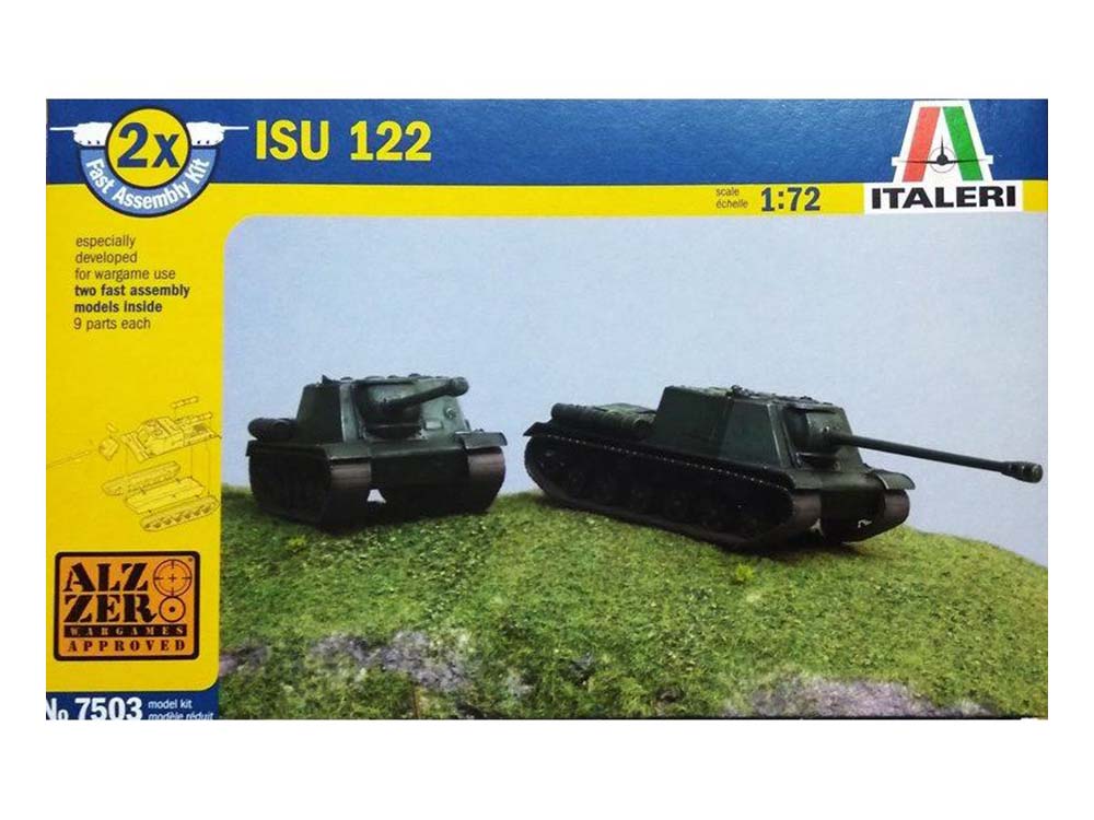Купить сборную модель САУ ИСУ-122, масштаб 1:72 (Italeri)-фото1 Советский истребитель танков САУ ИСУ-122 (Italeri)-фото1