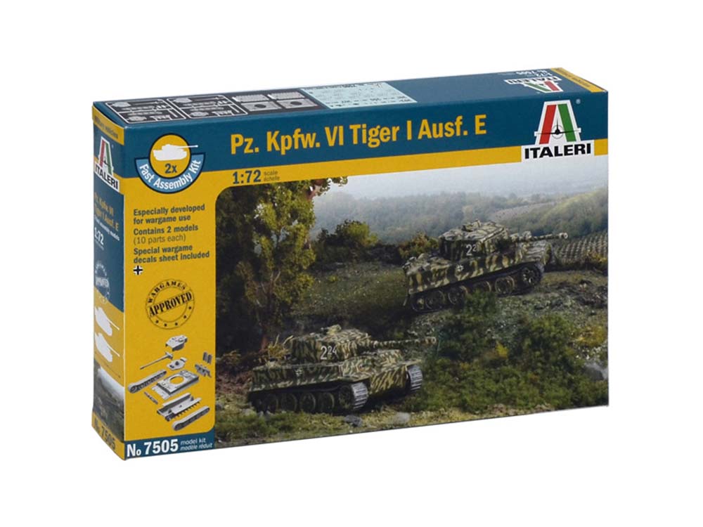 Немецкий тяжелый танк Pz.Kpfw.VI Ausf.E Тигр (T-VI) (Italeri)-фото1