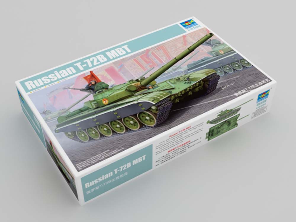 Российский основной боевой танк Т-72Б (Trumpeter)-фото1