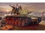 Советский тяжелый танк КВ-1 обр. 1942 г. с легкой башней (00360)-фото1